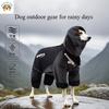 All-Inclusive Waterproof Dog Raincoat For Large Dogs, 4-Legs Full Body Pet Rain Jacket For Golden Retriever Border Collie