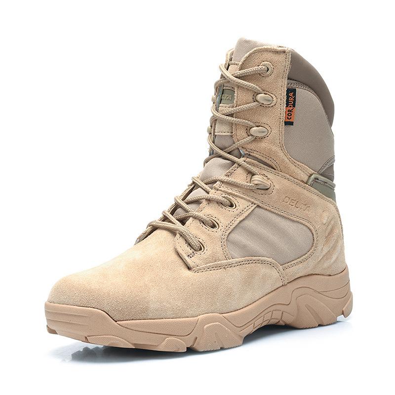 

Delta Army Boots Men s High Top Desert Boots Large Size Special Forces Combat Tactical Boots Outdoor Hiking Shoes 45 пісочний