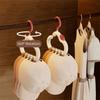 2PCS Dopamine Scarf Tie Hanger Colorful Bag Hanging Rack Space Saving Hat Storage Hanger  Home Use