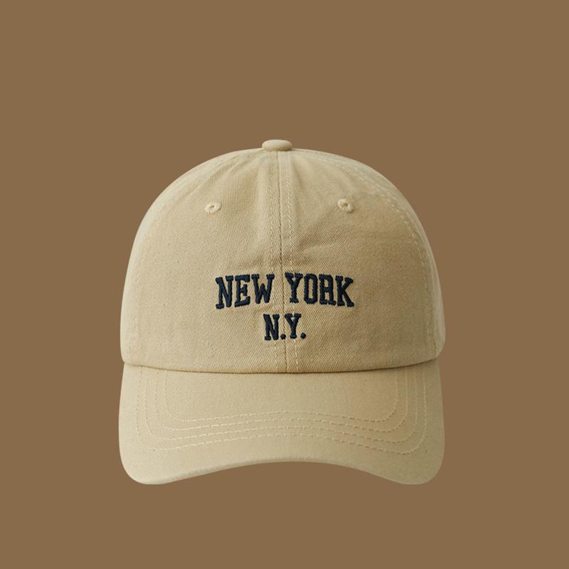 Soft Cotton Letters Baseball Cap For Women Men Retro Embroidery Curved Brim Hat Unisex Ponytail Hip Hop Dad Trucker Sun Hats