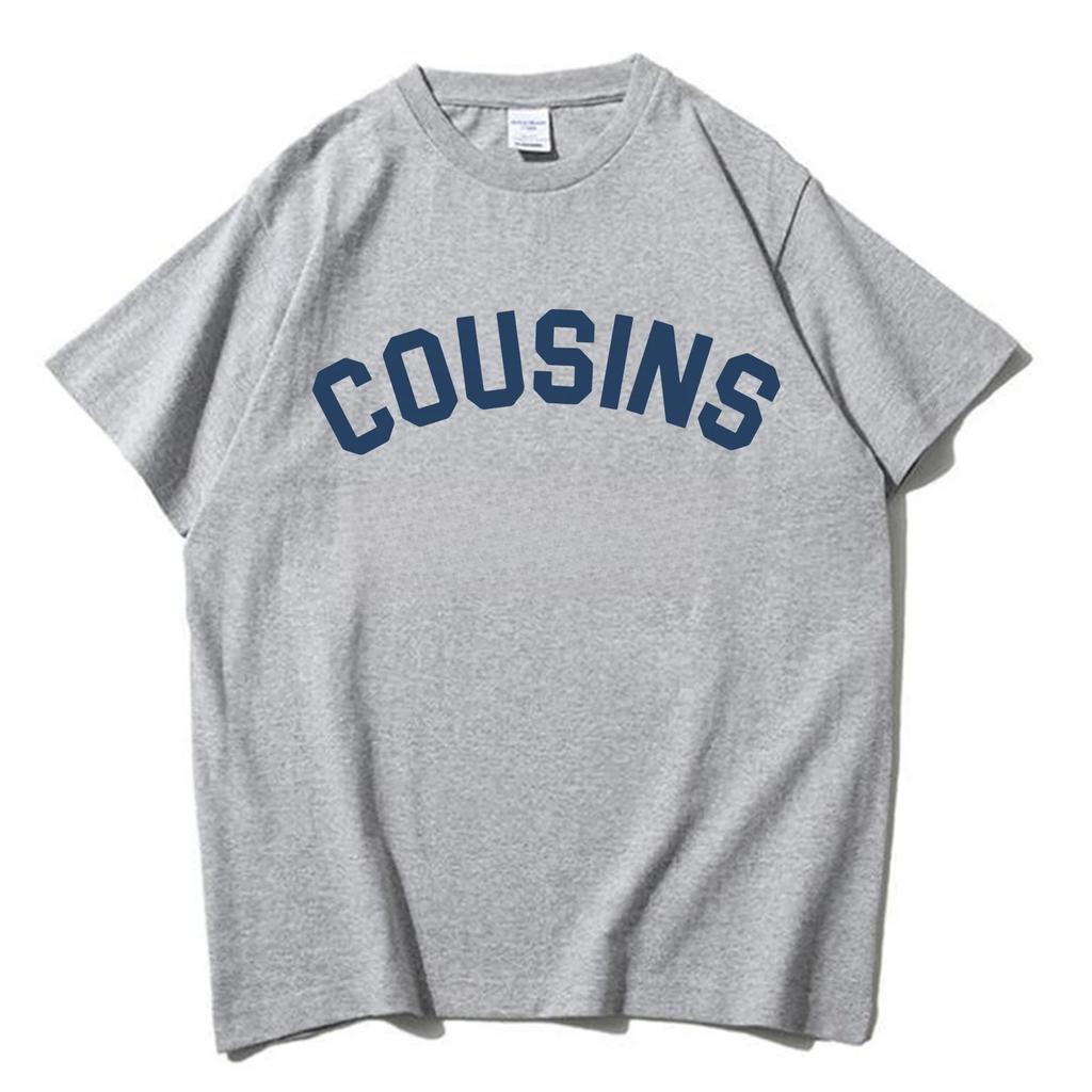 2025 Ny Sommer Casual Kortermet T-skjorte Trykk Bomull Normal Passform Rund Hals Pustende Løs Unisex T-skjorte Herre Dame Klær