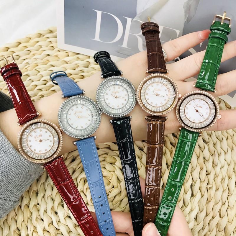 Uhr Damen Zigeuner-Kuhauge Ultra-dünne Uhr Echtes Leder Nische Leichter Luxus Wasserdichte Damen-Uhr