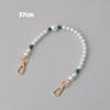 New Fashion Woman Bag Accessory Detachable White Beaded Chains Cute Acrylic Luxury Strap Women Elegant Bag Phone Handle Chain