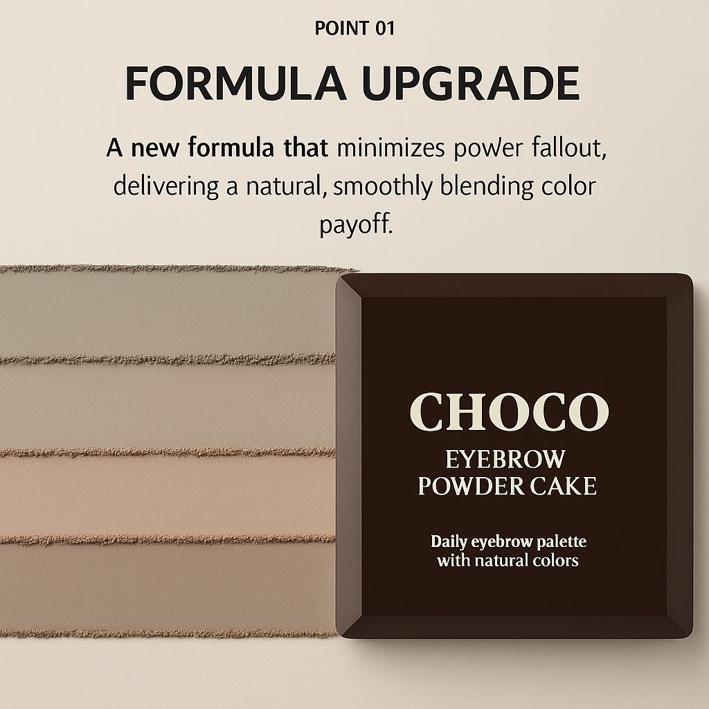 Skinfood Choco Eyebrow Powder Cake (Gray Brown)
