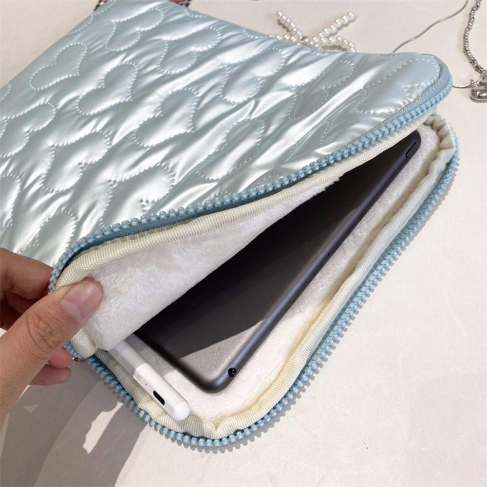 13 15 inch Laptop Sleeve Heart Bowknot Tablet Pouch 2024 Storage Bag  Office School