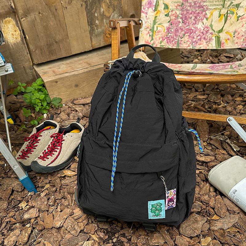 Schoolbag Drawstring Badminton Backpack Outdoor Sports Lightweight Couples Bundle Hiking Portable Backpack