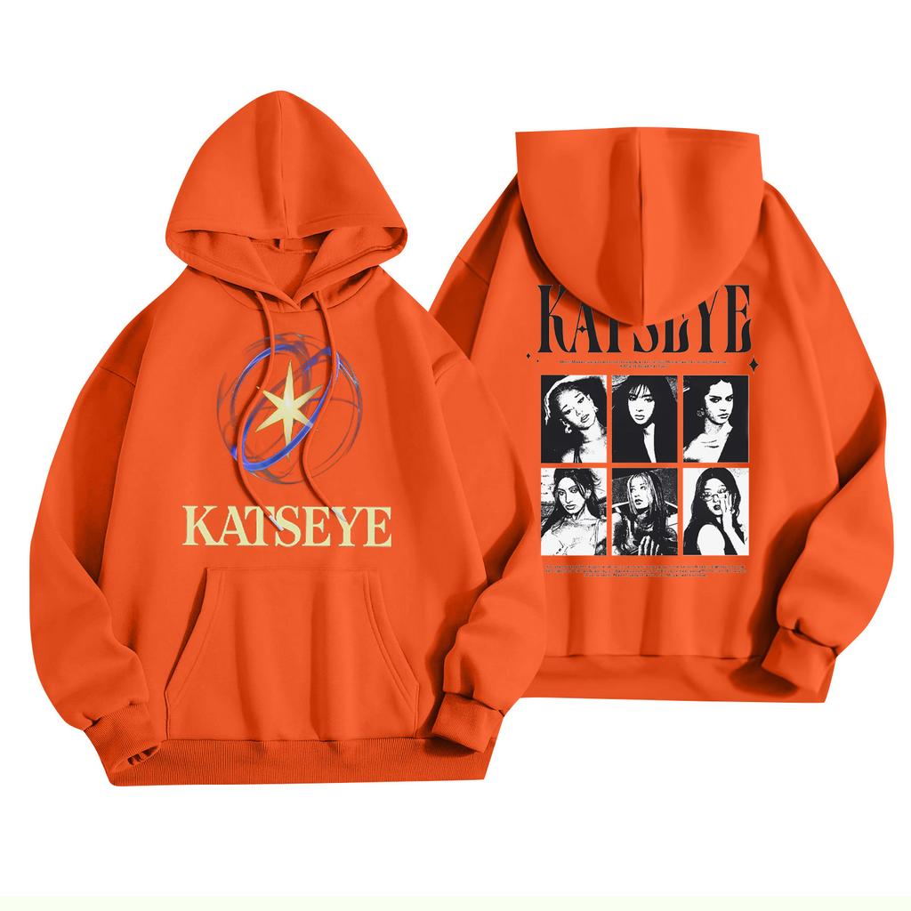 Unisex Fashion Lightweight Long Sleeve Pullover With Pockets Printed Hoodie