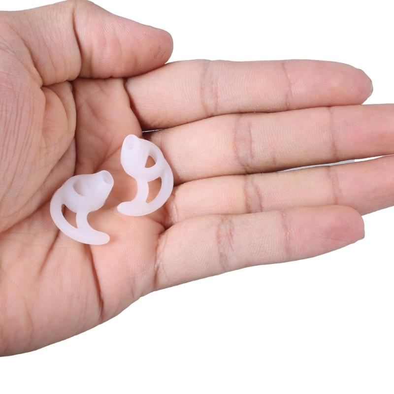 Walkies Talkie Headsets Replacement Soft Silicone Gel Earplug Earbuds In-Ear Air Acoustics Coils Tube Earpiece Tips