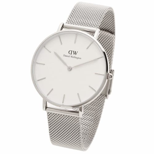 Daniel Wellington Petite 36mm Unisex Quartz Watch for Men and Women, Silver (DW00600306)
