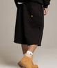 PHILIPPAKER [Fabric Selection Available] Carpenter Bermuda Sweatshirt Length Pants Black