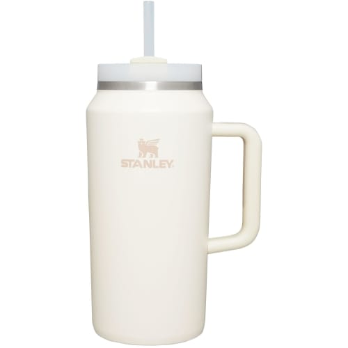 

Stanley Quencher H2.0 FlowState Stainless Steel Vacuum Insulated Tumbler with Lid and Straw for Water, Iced Tea or Coffee, Smoothie and More, Cream, 6