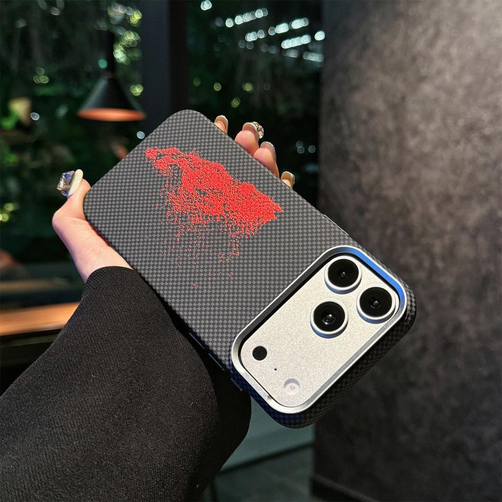 Ultra Thin Kalver Horse Texture Magnetic Case For iPhone 17 Pro Max 16 Pro 15 Pro Ultra Thin Cover Anti-Fingerprint New 2026