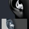 1 Pair Silicone Waterproof Earplugs Noise Reduction Ear Plugs for Sleeping Swimming Learning Black