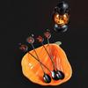 4pcs/set Stainless Steel Coffee Spoon Halloween Pumpkin Ghost Witch Spoons Decor