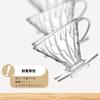 HARIO V60 Pour-Over Dripper 02 Clear Tritan Coffee Coffee Drip for 1-4 Cups, Conical Shape, BPA-Free, Dishwasher Safe, Made in Japan VDTA-02-T