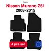 Basic Velour Floor Mats, For Nissan Murano Z51 Suv (2008-2015)