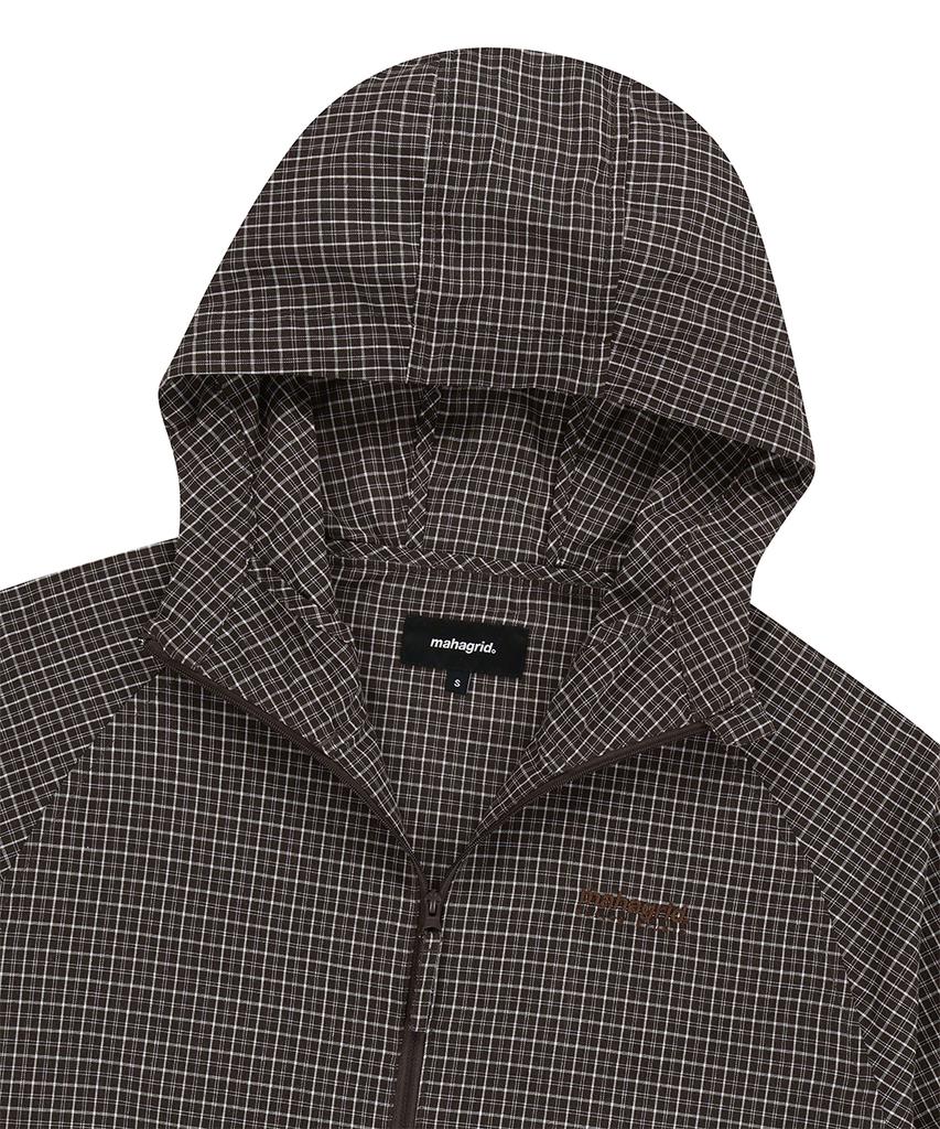 Mahagrid Check Windbreaker Brown(Mg2Gsmb961A)