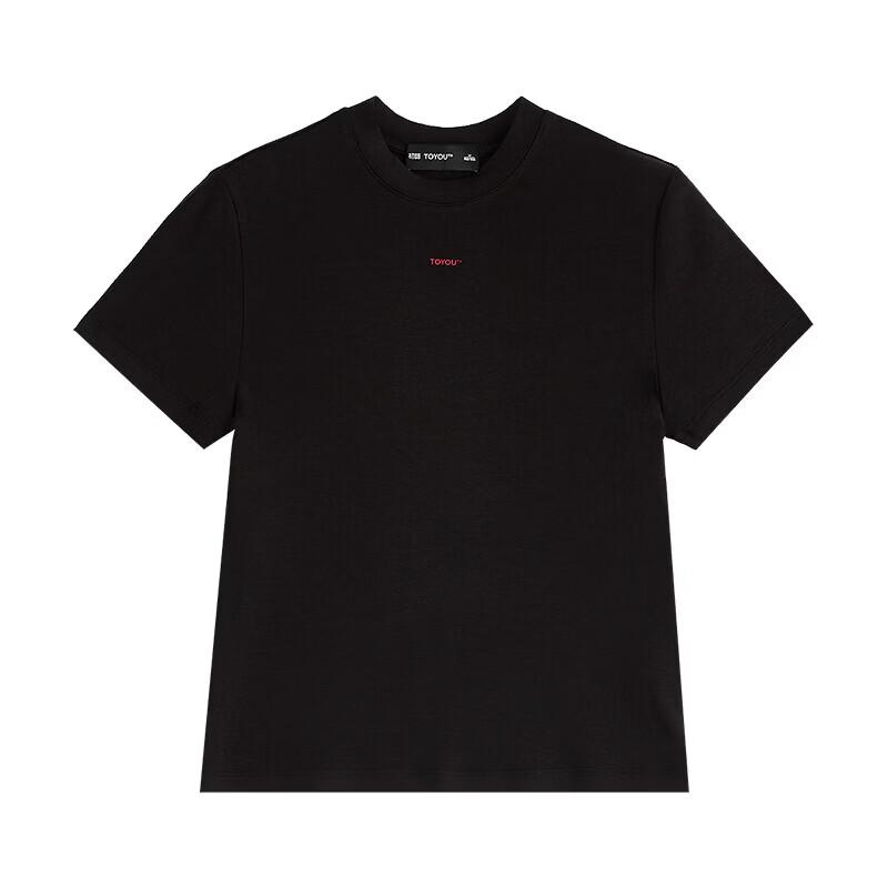 Chuyu Women's Soft Acetate Slim Fit Short Sleeve Crop Top