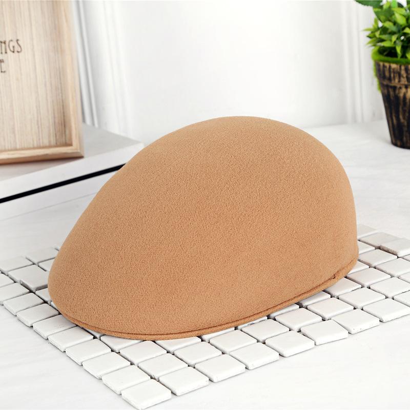 Hat Men's woolen forward hat regardless of age and gender Multi-colored women's autumn and winter cold protection