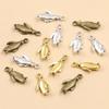 3-Color 10x23mm Alloy Retro Penguin Charm Pendant for DIY Jewelry and Accessories