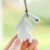 Uv Color Changing Duck Pendant with Ultraviolet Discoloration Effect Hanging Pendant for Car Rearview Mirror Decoration
