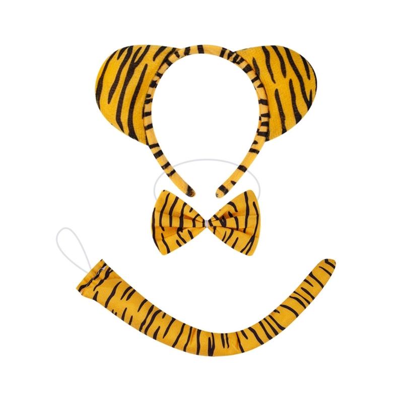 Tygers Costumes Accessories Set Animal Fancy Costume Dress Kit