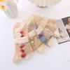 5 Pairs of Stockings Women's Midsole Summer Lace New Embroidery Style