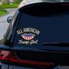 1pc ALL AMERICAN TRUMP GIRL Car Stickers Auto Accessories Window Bumper Body Windshield Scratch Covering Decals Decoration
