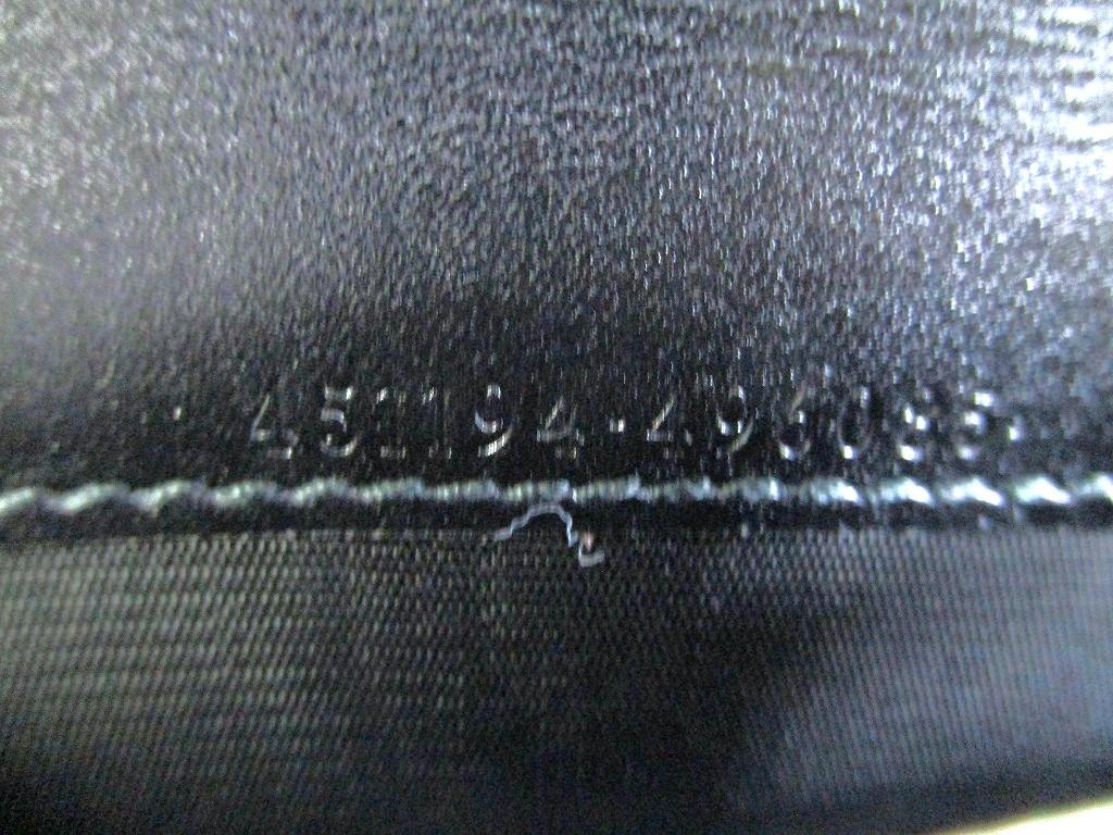 Authentic GUCCI Guccissima Black Leather Round Zip Long Wallet #b170  Open box