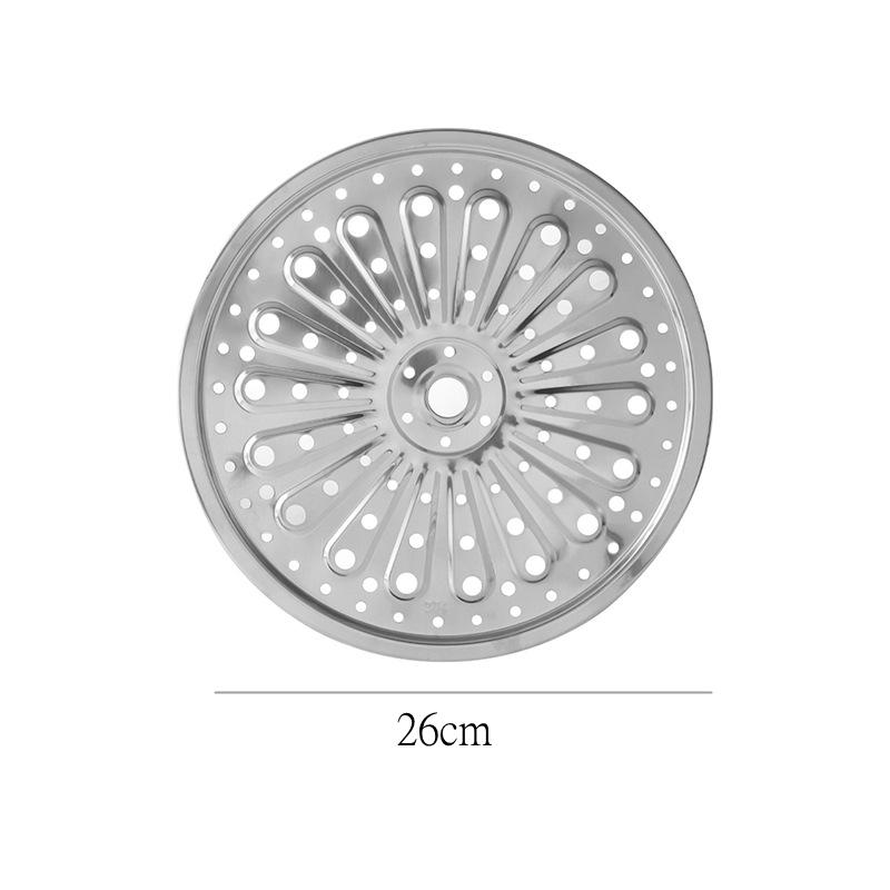 Multi-Size 304 Stainless Steel Home Steamer Round Steamed Grid  Kitchen Bread Buns Dumplings Steaming Rack Cooking Utensils