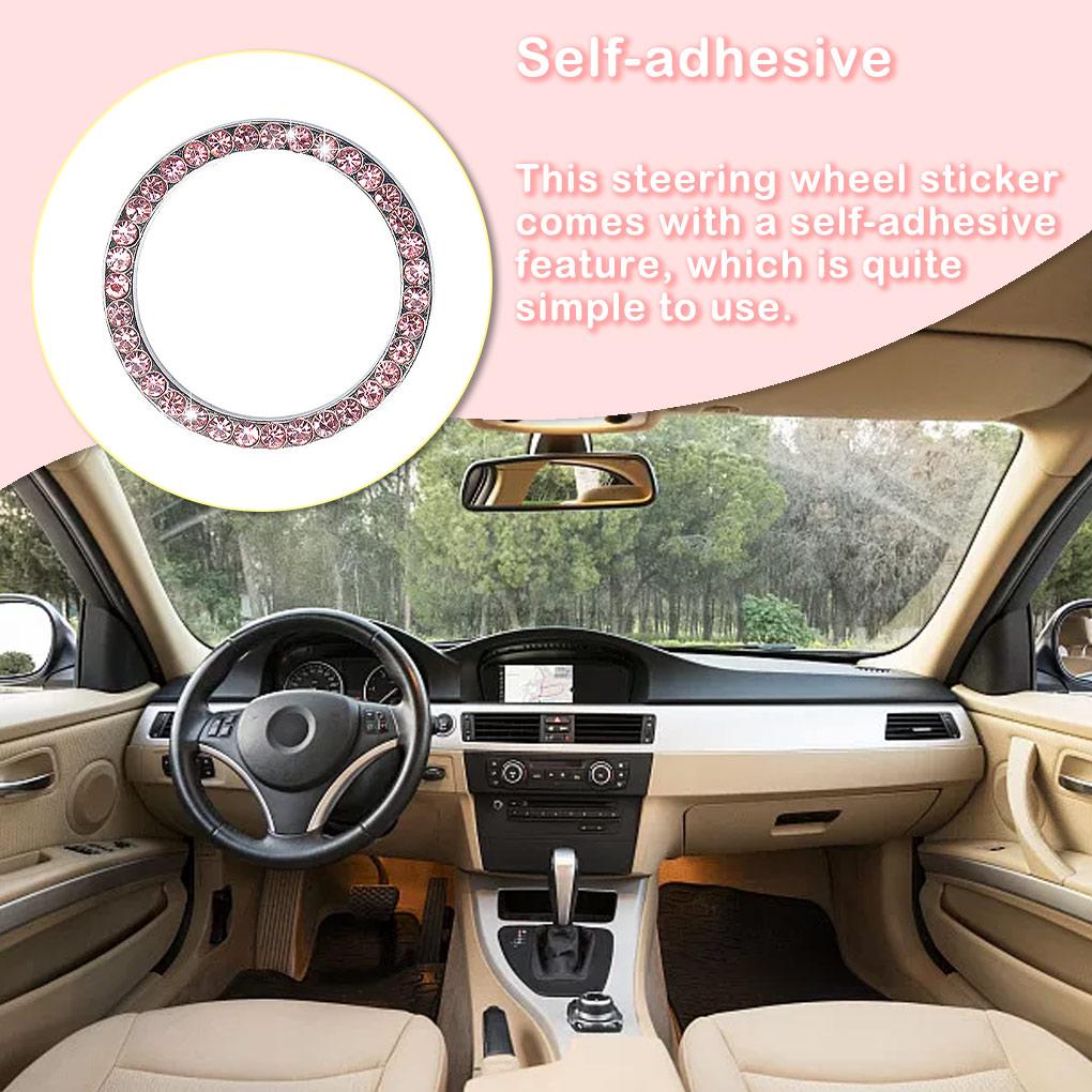 Steering Sticker Decorative Attractive Adhesive Paster Workmanship Interior Stickers Rust-proof DIY Prop Auto Supplies