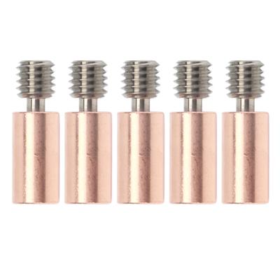 5PCS Bimetal Heat Break Ti Alloy Copper Heatbreak Replacement for Prusa I3 MK3 MK3S 3D PrinterSmooth