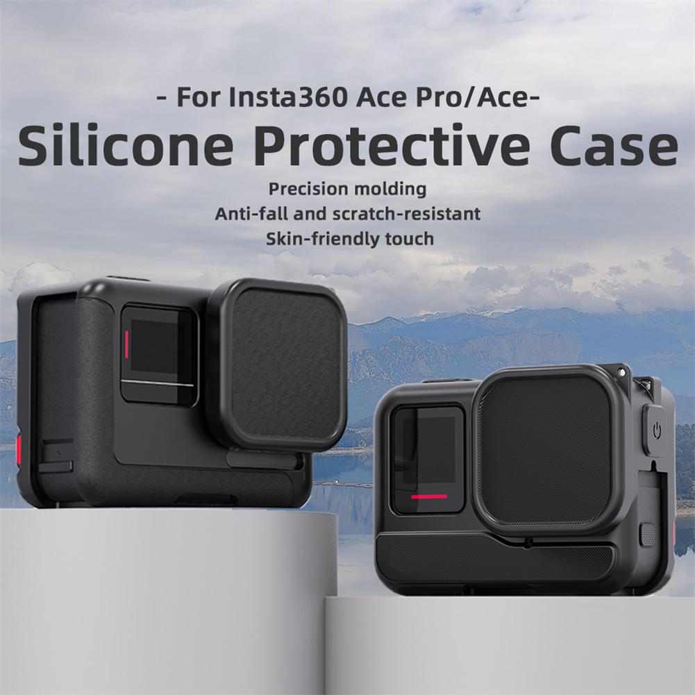 Camera Protective Case Anti-Collision Silicone Case Camera Shell Cover Accessories Anti-slip Sports Camera Protective Cover