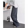 Commuter Retro Contrasting Color Plaid Casual Pants Men's Trendy Brand Lazy Loose Wide-leg Versatile New Elastic Waist Trousers