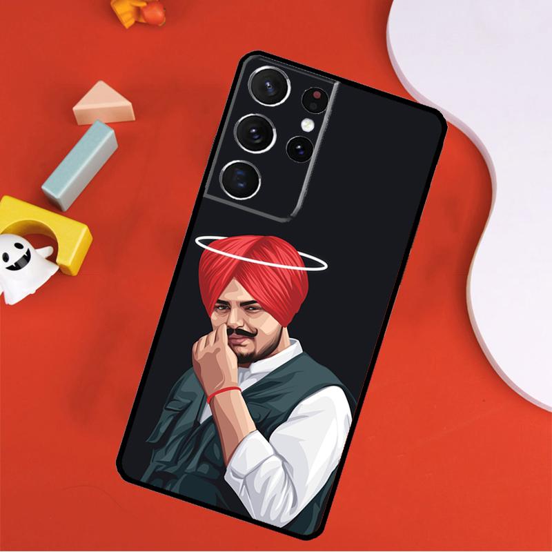 Hot Sidhu Moosewala Phone Case For Samsung Galaxy S25 Ultra S24 Ultra S9 S10 S20 S21 S22 S23 Plus S24 FE Cover