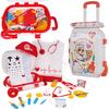 Koffer Medische Set Kleine Dokter Schort Muts Spuit Stethoscoop 4319