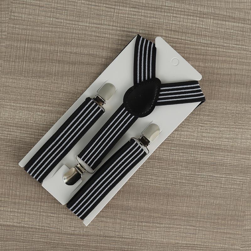 Kids Y-Back Elastic Suspenders with Clips