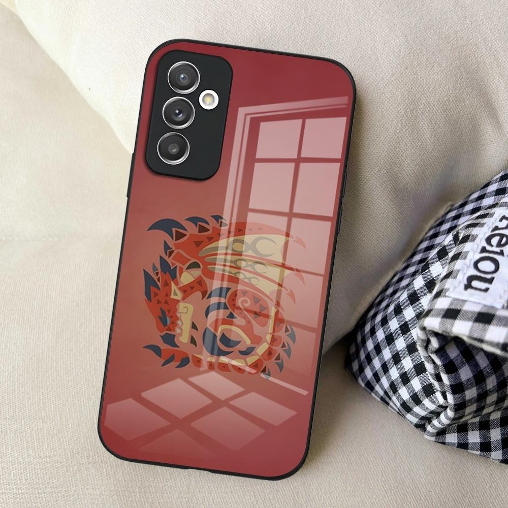 M-Monster Hunter Game Phone Case For S25 Samsung S24 Ultra S23 Fe S22 Plus S20 S21 A16 A54 A34 A53 Glass Cover
