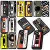Cassette Wallpaper Tape Phone Cover for Samsung Galaxy S22 S21 S20 FE Ultra Plus A35 A36 A37 A33 A34 A04 A71 Protective Case