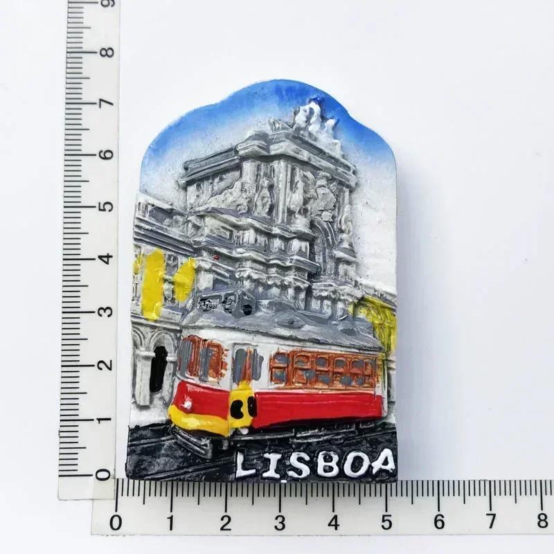Portugal Fridge Magnets Tourist Souvenir Portuguese Cock Lisboa Tram Guitar Magnetic Refrigerator Sticker Collection Travel Gift