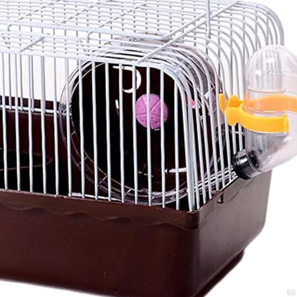 Hamster Cage Small Dish Supplies Feeding with water Bottle Accessories Toys Carry Case