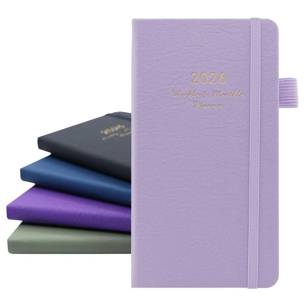Portable Weekly Monthly Planner Convenient Schedule Writing Diary 2026 Weekly Plan Notebook  Record