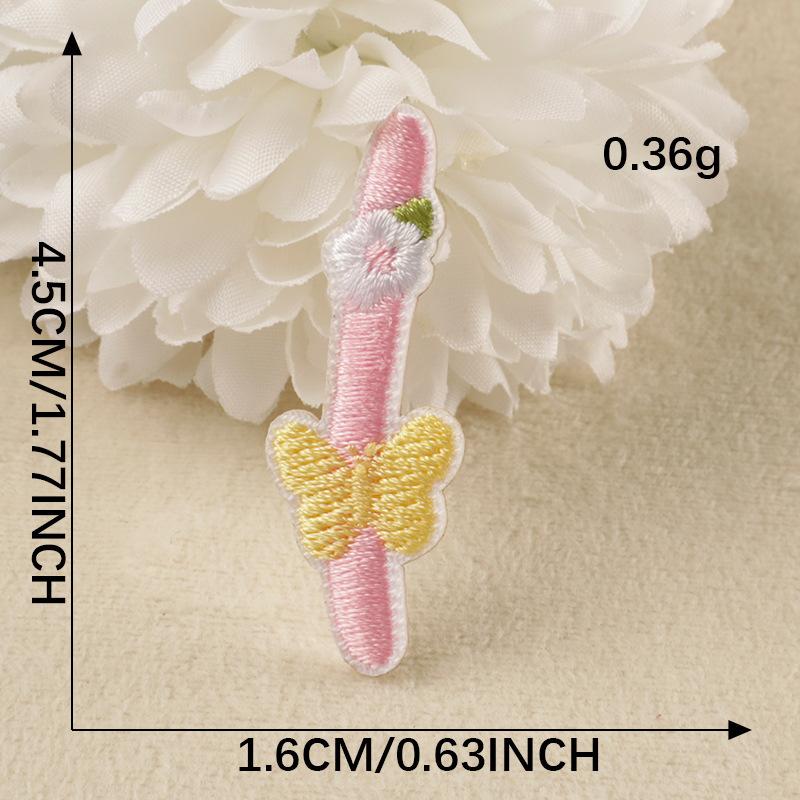 Embroidery Label Embroidery Sticker Clothes And Hats Accessories Original 26 Letters Shoes And Hats Bag Accessories Patch Self-Adhesive Sticker