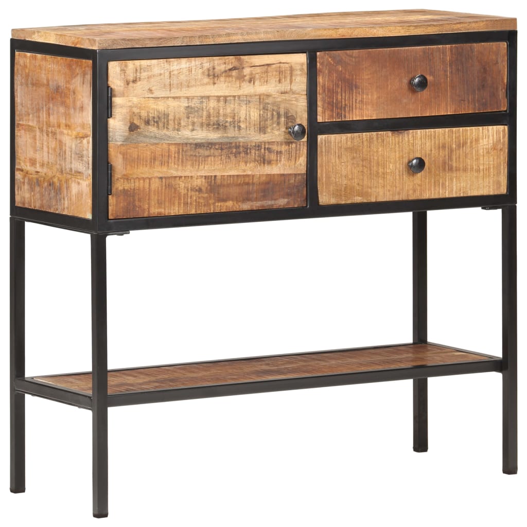 Sideboard 85 x 30 x 80 cm Rough Mango Wood