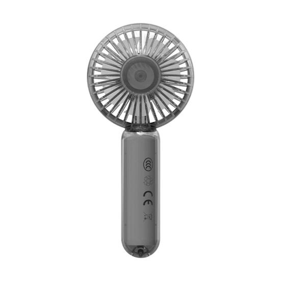 Portable Handheld Fan with LED Light USB Rechargeable Mini Fan with Hook