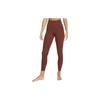 Nike Yoga Luxe Solid High-Waisted Elastic Fitness Pants Women Bottoms Oxford-Brown CJ3802-217