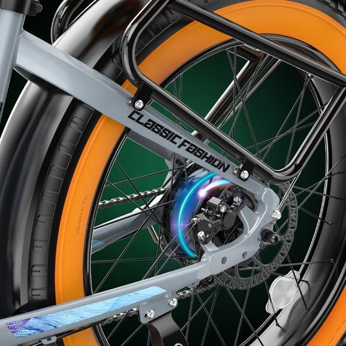 Vélo Électrique - OVIVO HYPER V6 - 250W - 48V 20Ah - Autonomie 150 km - Vitesse 25 km/h