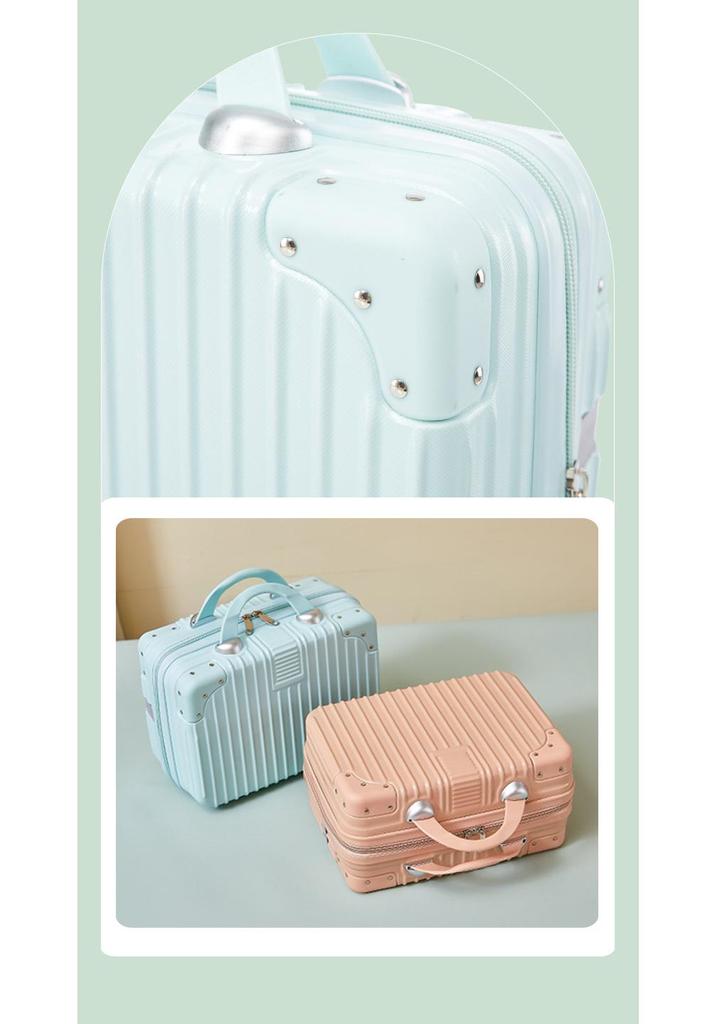 14-Inch Compact Suitcase Gift Box & 16-Inch Portable Makeup Storage Set