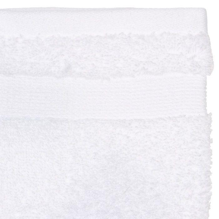 Lot de 2 gants de toilette 15 x 21 cm Couleur moderne blanc