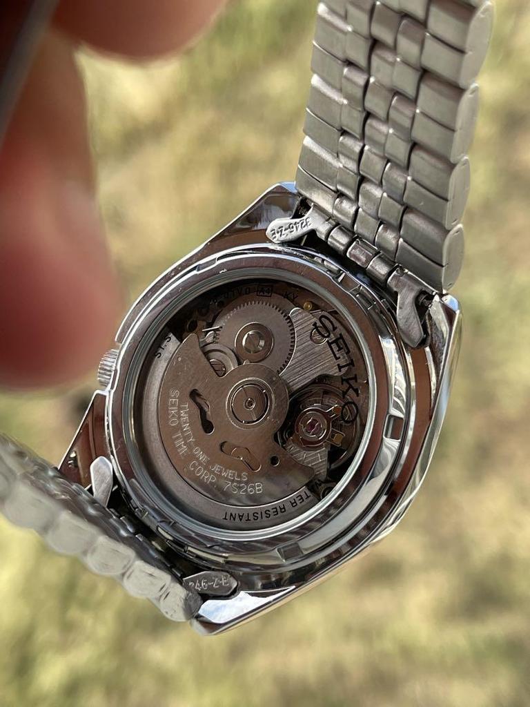 [USED] SEIKO Automatic Watch Black Dial